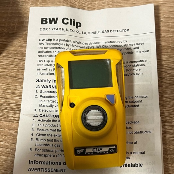 BW Technologies BWC2-H BW Clip Single Gas H2S Monitor NOT ACTIIVATED - Picture 2 of 4